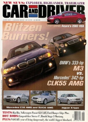 CAR & DRIVER 2001 JUNE - AMGs, ROUSH, LINGENFELTER, XLR